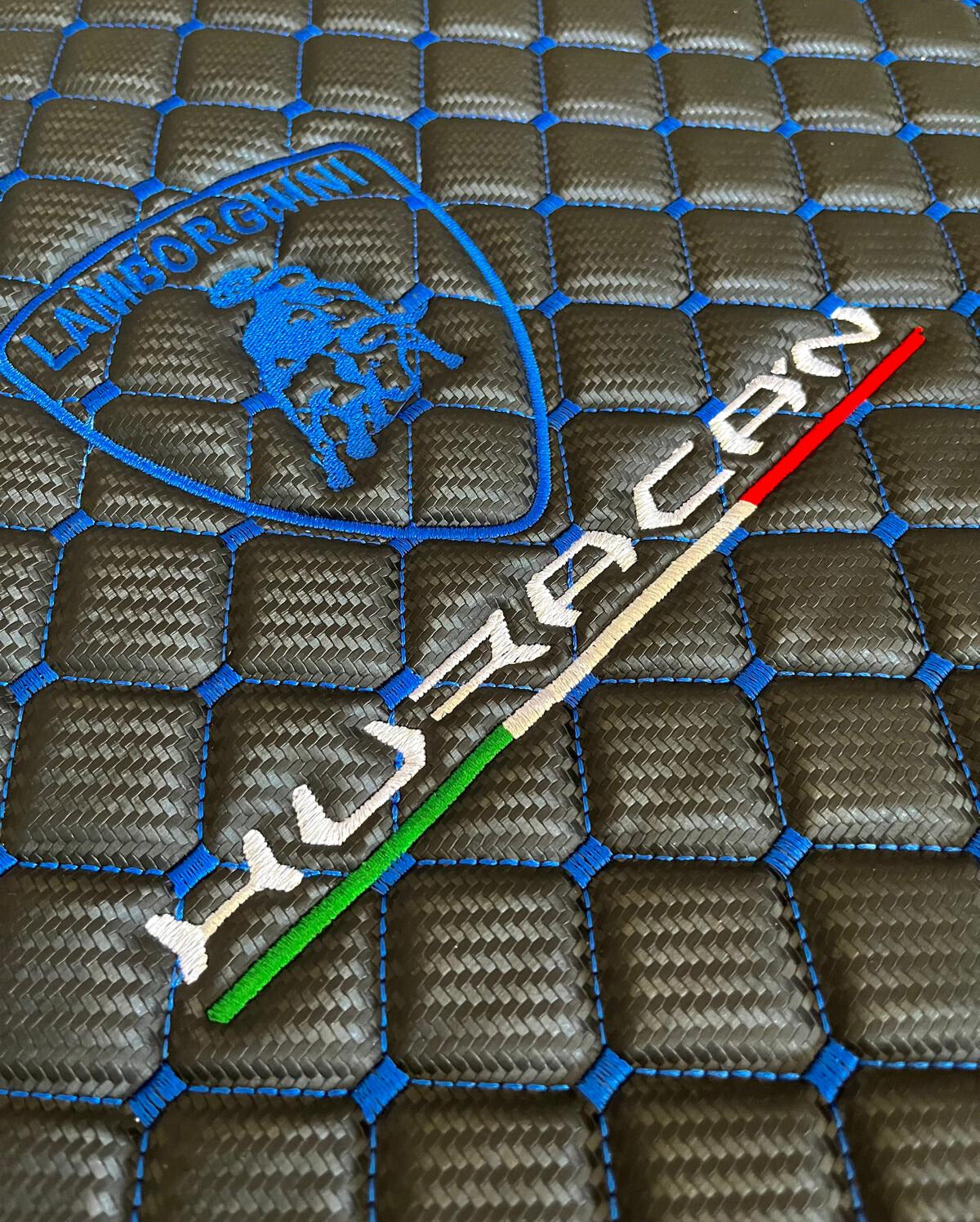 Lamborghini HURACAN Leather Car Floor Mat, Lamborghini Waterproof Custom Car Mat