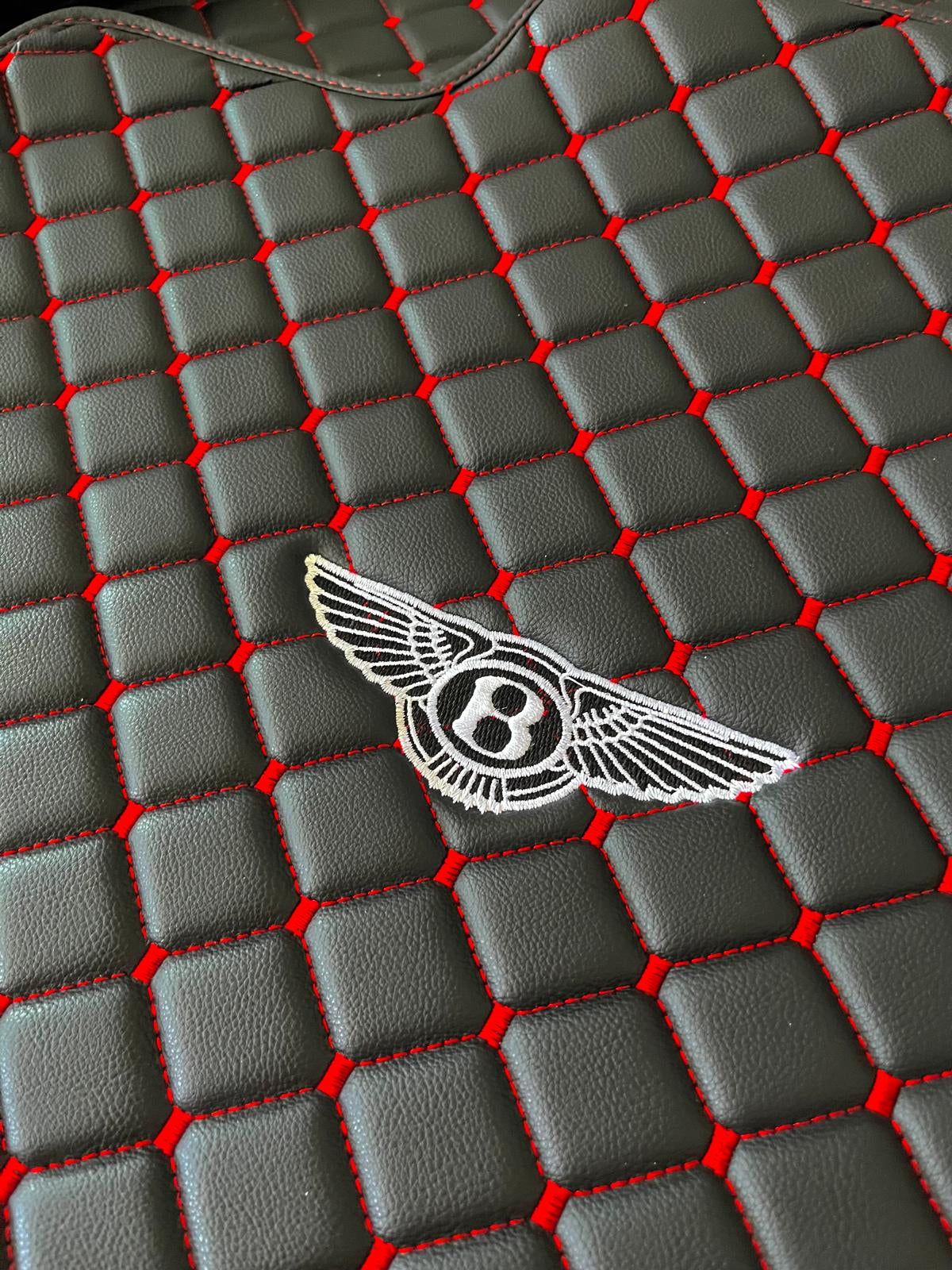 BENTLEY Leather Car Floor Mat, BENTLEY Waterproof Custom Car Mat