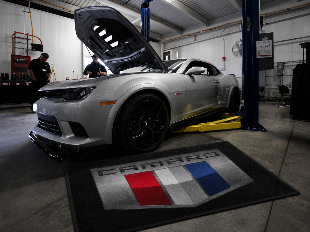 Camaro Garage Floor Mat 5x7 FT (60x87 Inches)