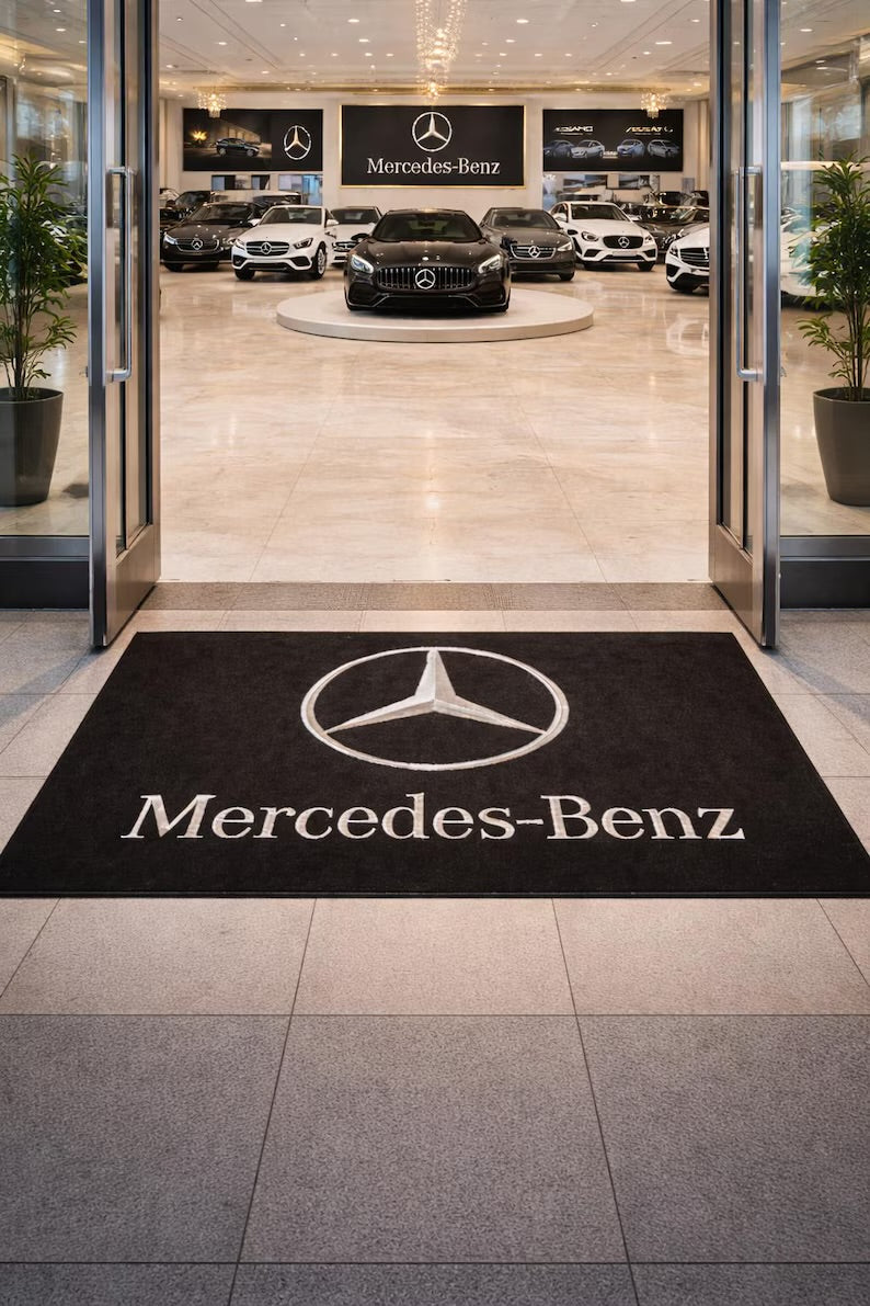Mercedes Benz Garage Floor Mat 5x7 FT (60x87 Inches)