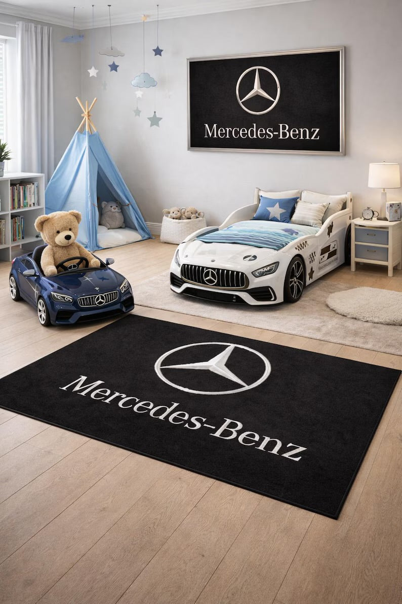 Mercedes Benz Garage Floor Mat 5x7 FT (60x87 Inches)