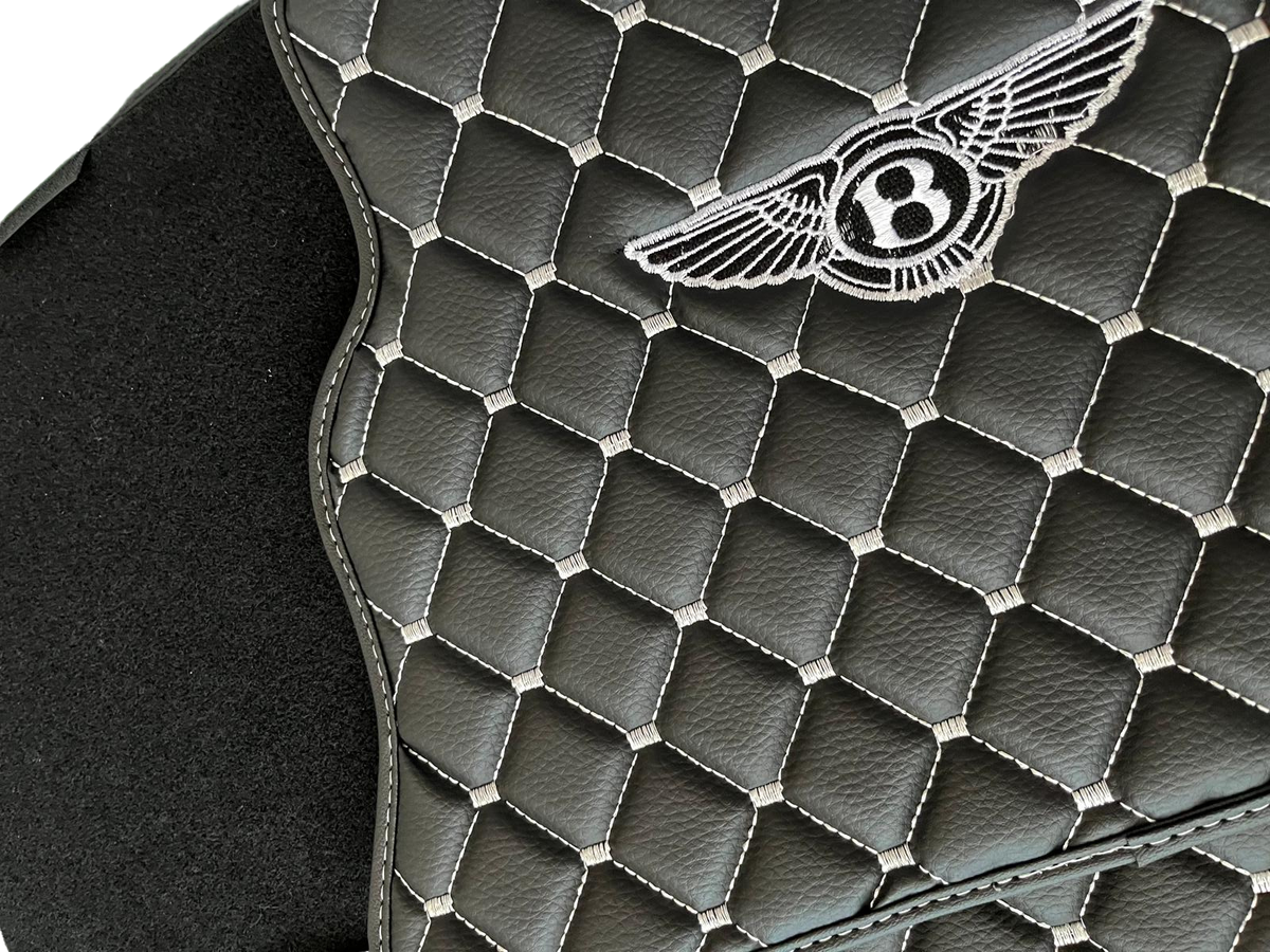 BENTLEY Leather Car Floor Mat, BENTLEY Waterproof Custom Car Mat