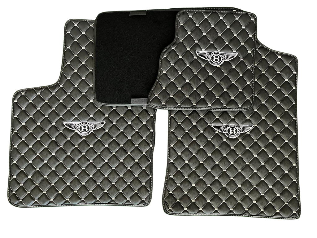 BENTLEY Leather Car Floor Mat, BENTLEY Waterproof Custom Car Mat