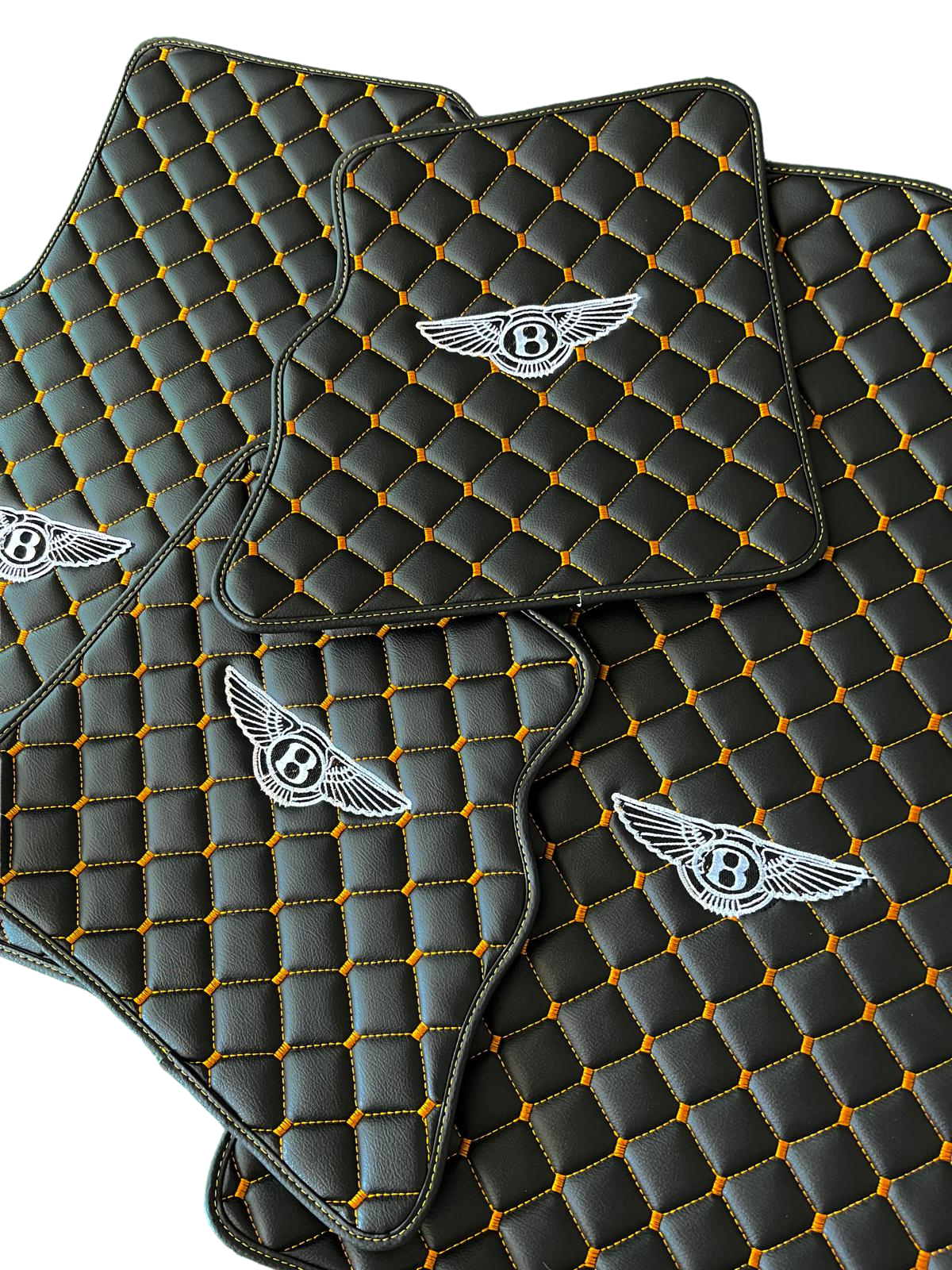 BENTLEY Leather Car Floor Mat, BENTLEY Waterproof Custom Car Mat