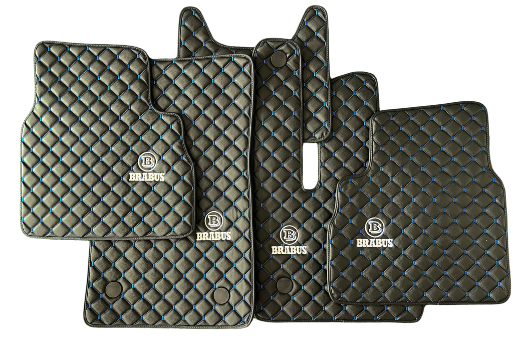 BRABUS Leather Car Floor Mat, BRABUS Waterproof Custom Car Mat