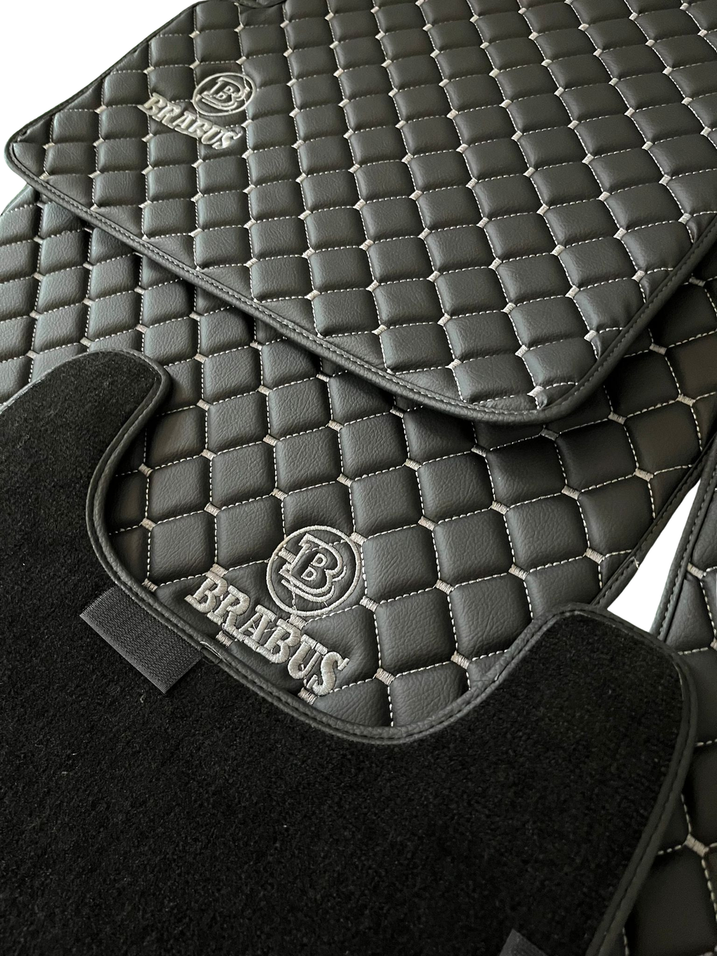 BRABUS Leather Car Floor Mat, BRABUS Waterproof Custom Car Mat
