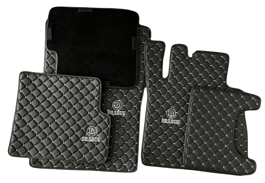 BRABUS Leather Car Floor Mat, BRABUS Waterproof Custom Car Mat