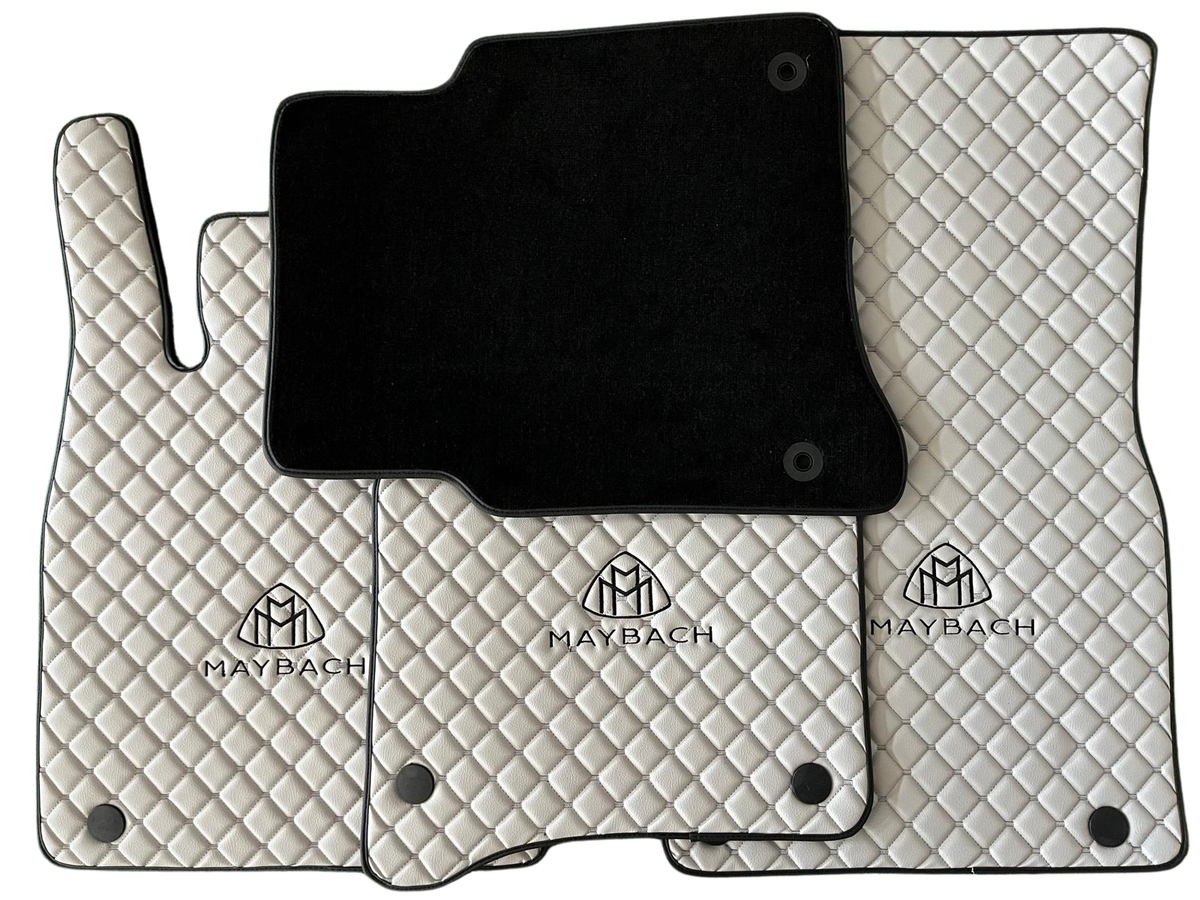 MAYBACH Leather Car Floor Mat, MAYBACH Waterproof Custom Car Mat
