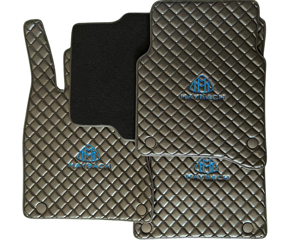 MAYBACH Leather Car Floor Mat, MAYBACH Waterproof Custom Car Mat