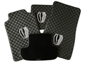 MUSTANG DARK HORSE Leather Car Floor Mat, MUSTANG DARK HORSE Waterproof Custom Car Mat