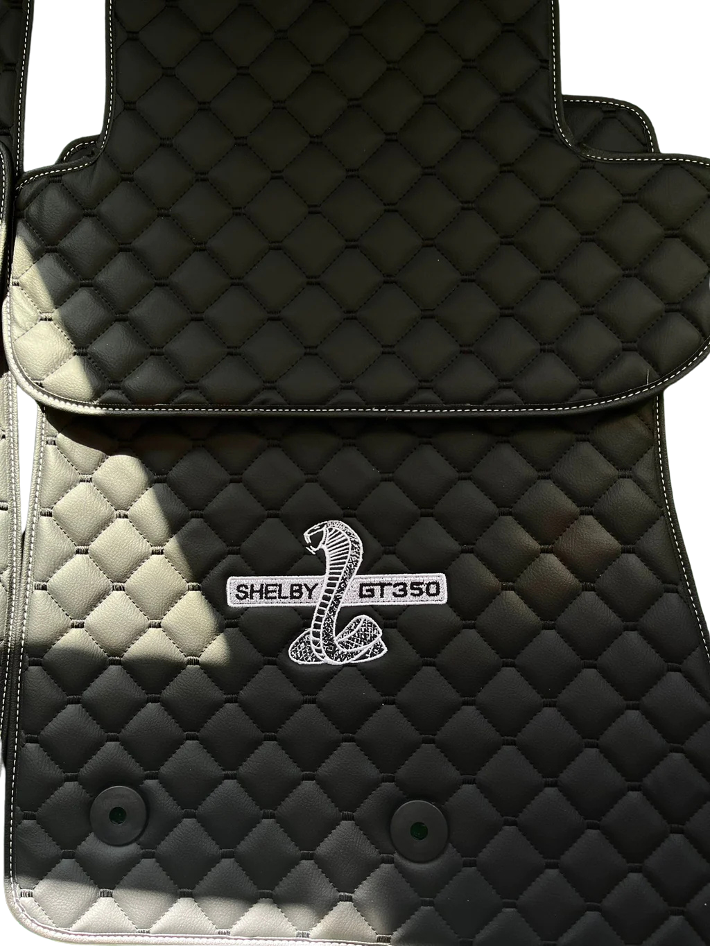 SHELBY GT350 Leather Car Floor Mat, SHELBY Waterproof Custom Car Mat