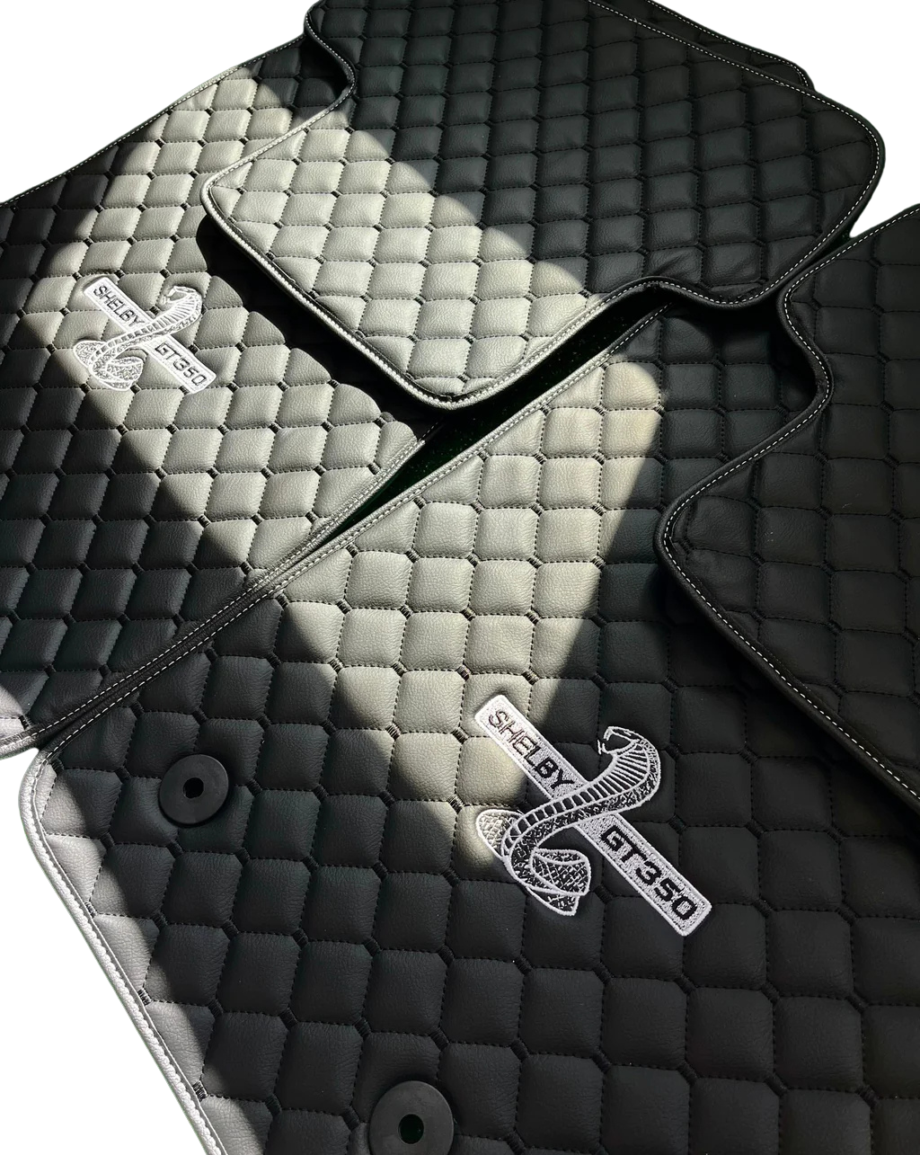 SHELBY GT350 Leather Car Floor Mat, SHELBY Waterproof Custom Car Mat