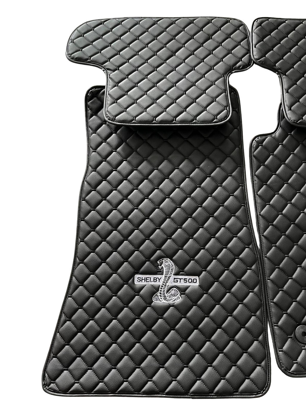 SHELBY GT500 Leather Car Floor Mat, SHELBY Waterproof Custom Car Mat