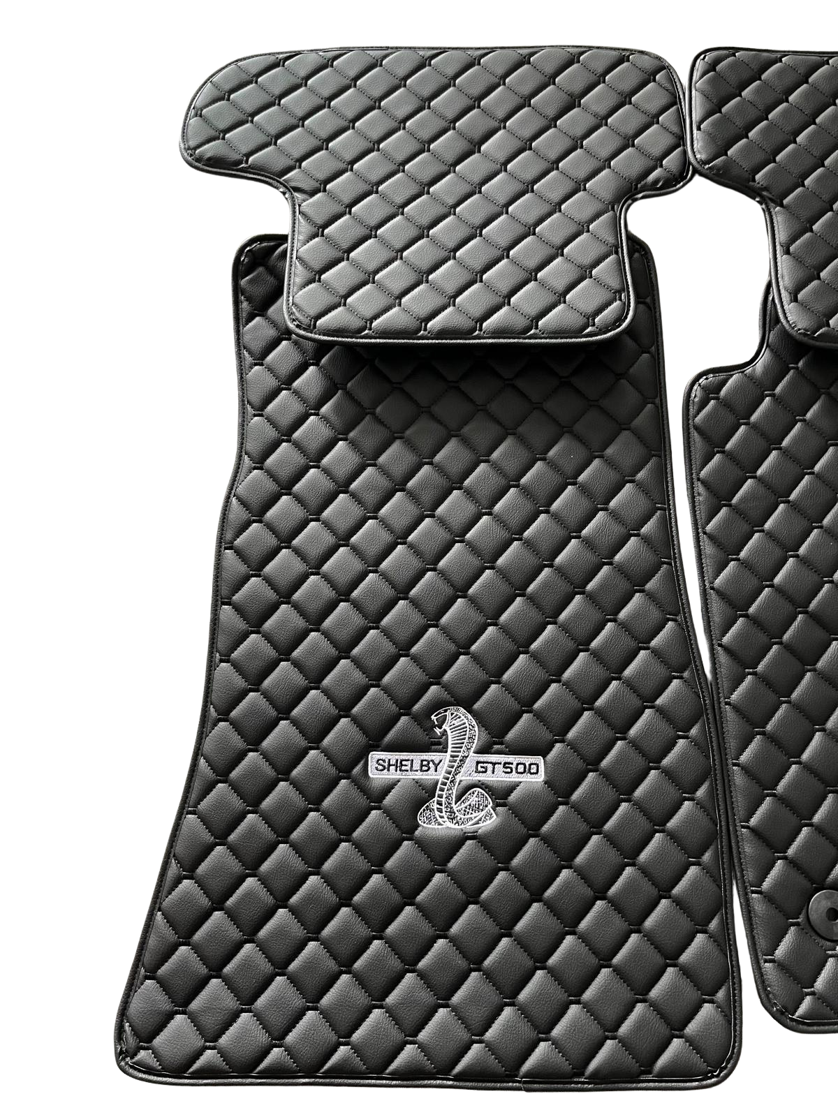 SHELBY GT500 Leather Car Floor Mat, SHELBY Waterproof Custom Car Mat