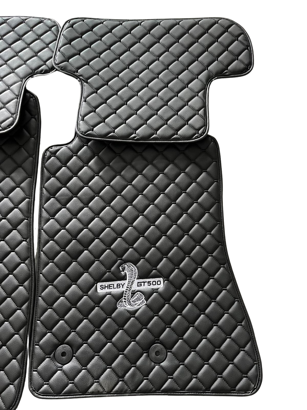 SHELBY GT500 Leather Car Floor Mat, SHELBY Waterproof Custom Car Mat