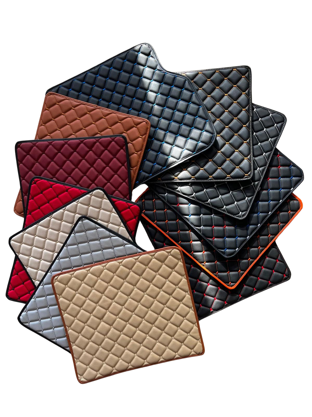 BMW M Leather Car Floor Mat, BMW Waterproof Custom Car Mat
