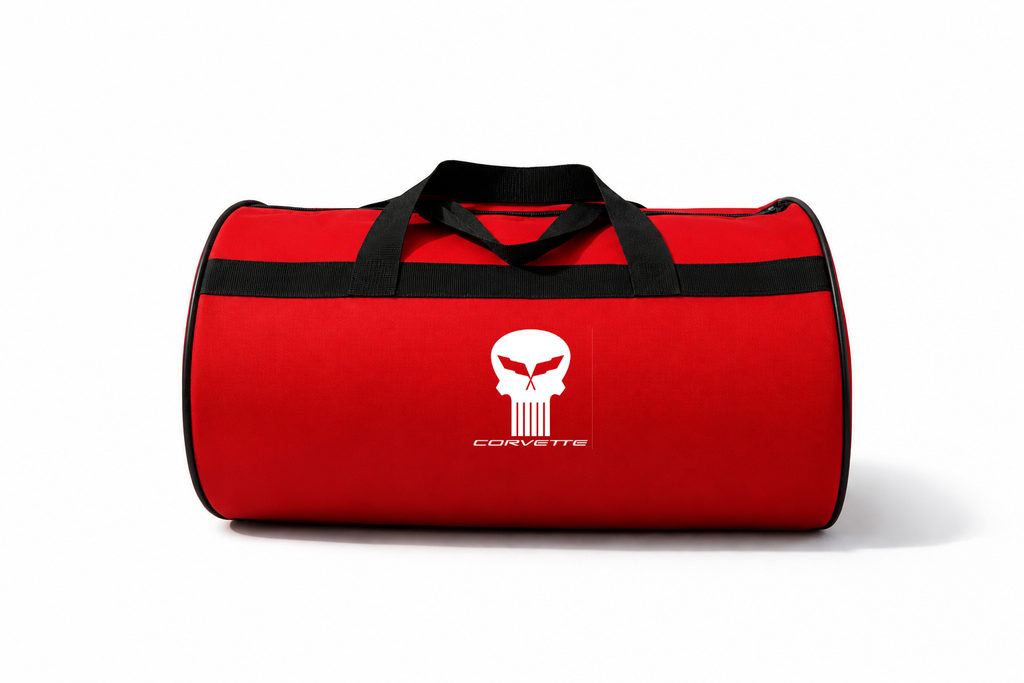 Corvette Trunk Bag, Corvette Car Accessory ( C8.R-Z06-Jake Skull-STINGRAY-Z07-Z51-ZR1 )