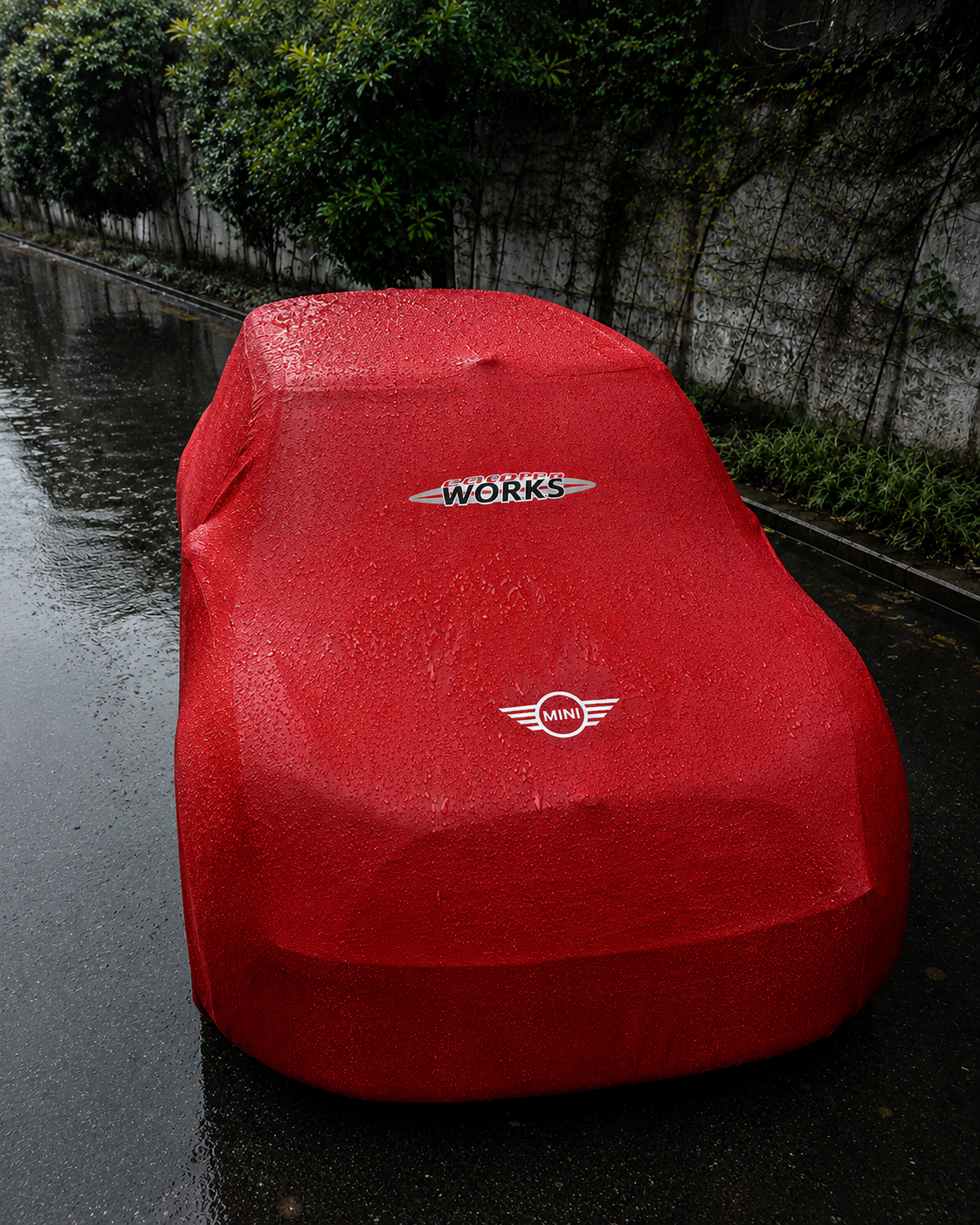 Mini Cooper Car Cover, Mini John Cooper custom-made Outdoor car cover