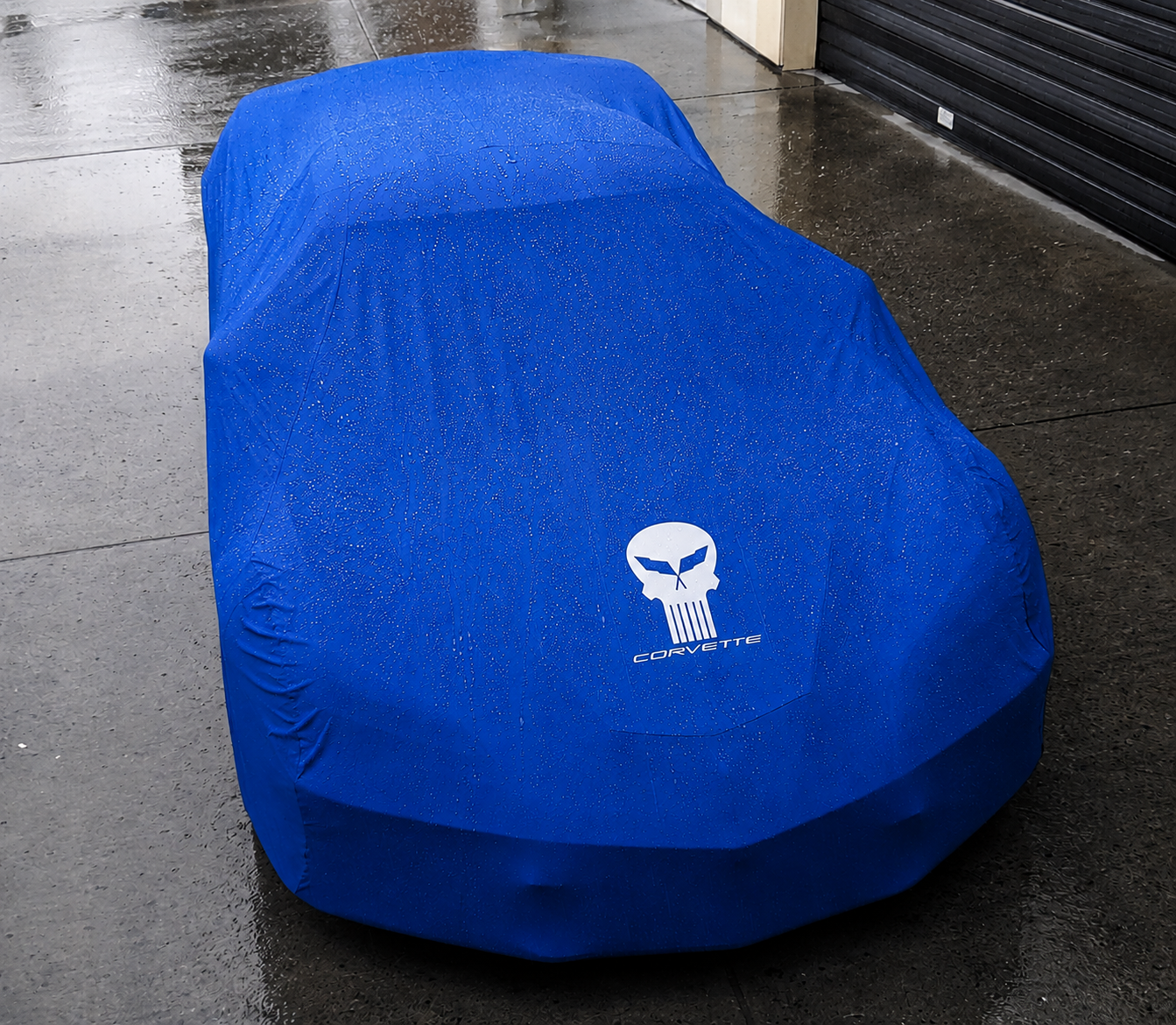 CORVETTE JAKE SKULL car cover, CORVETTE JAKE SKULL custom-made Outdoor car cover