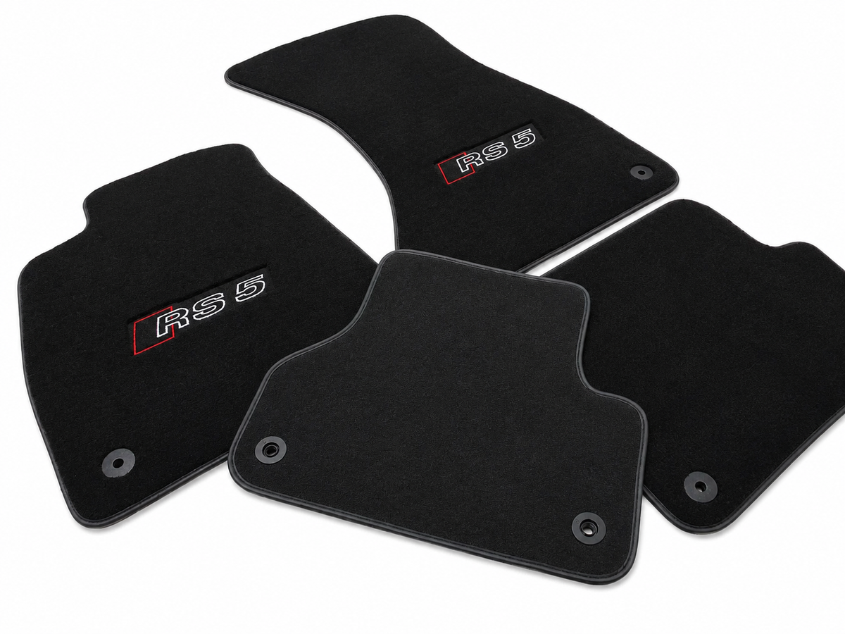 Audi Car Floor Mat, ( RS3-RS4-RS5-RS6-RS7-RS Q8 ) Custom Carpet Floor Mat