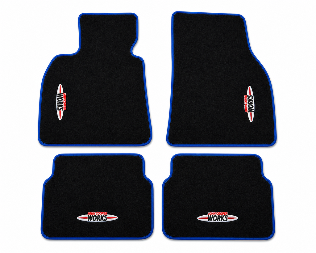 Mini John Cooper Works Car Floor Mat, Custom Carpet Floor Mat