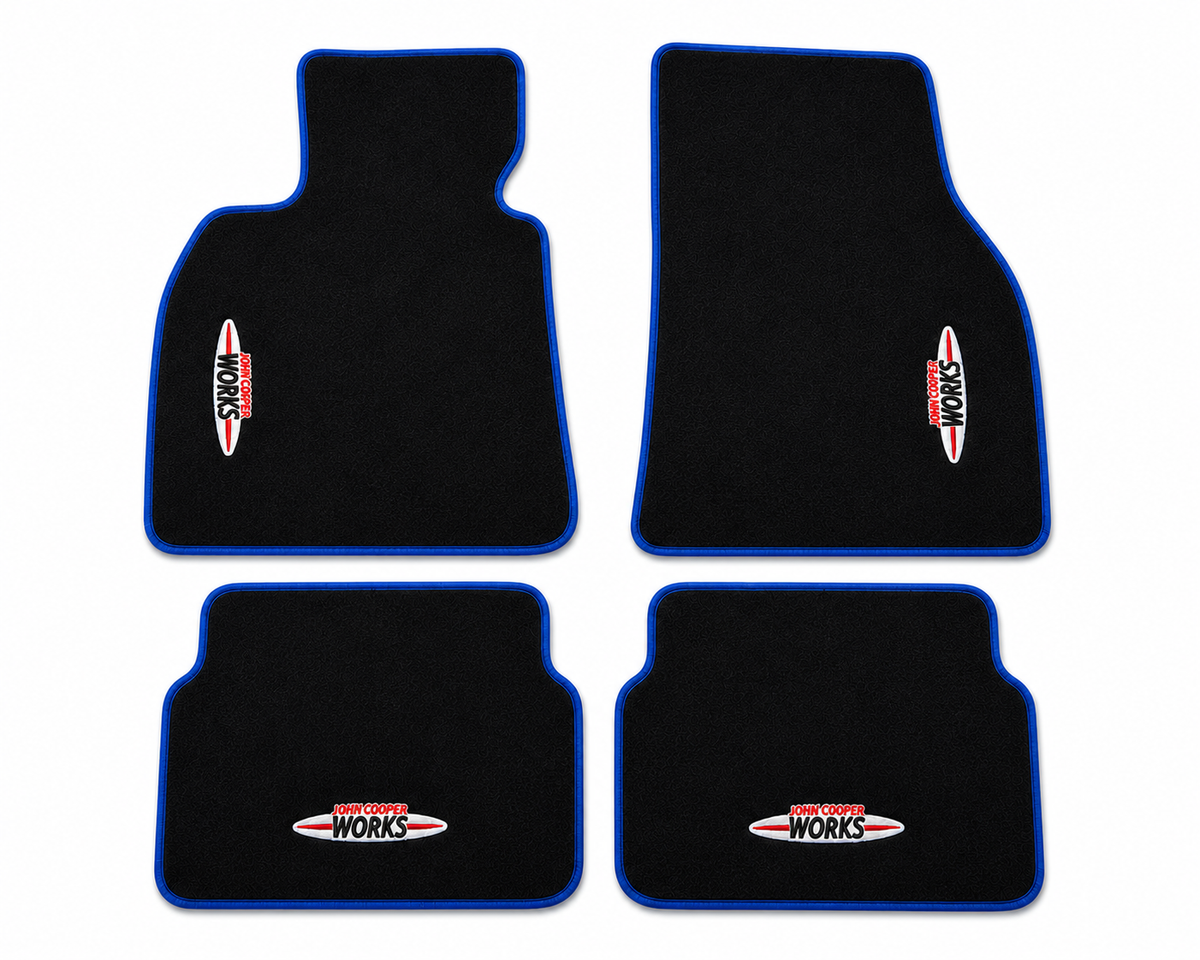 Mini John Cooper Works Car Floor Mat, Custom Carpet Floor Mat