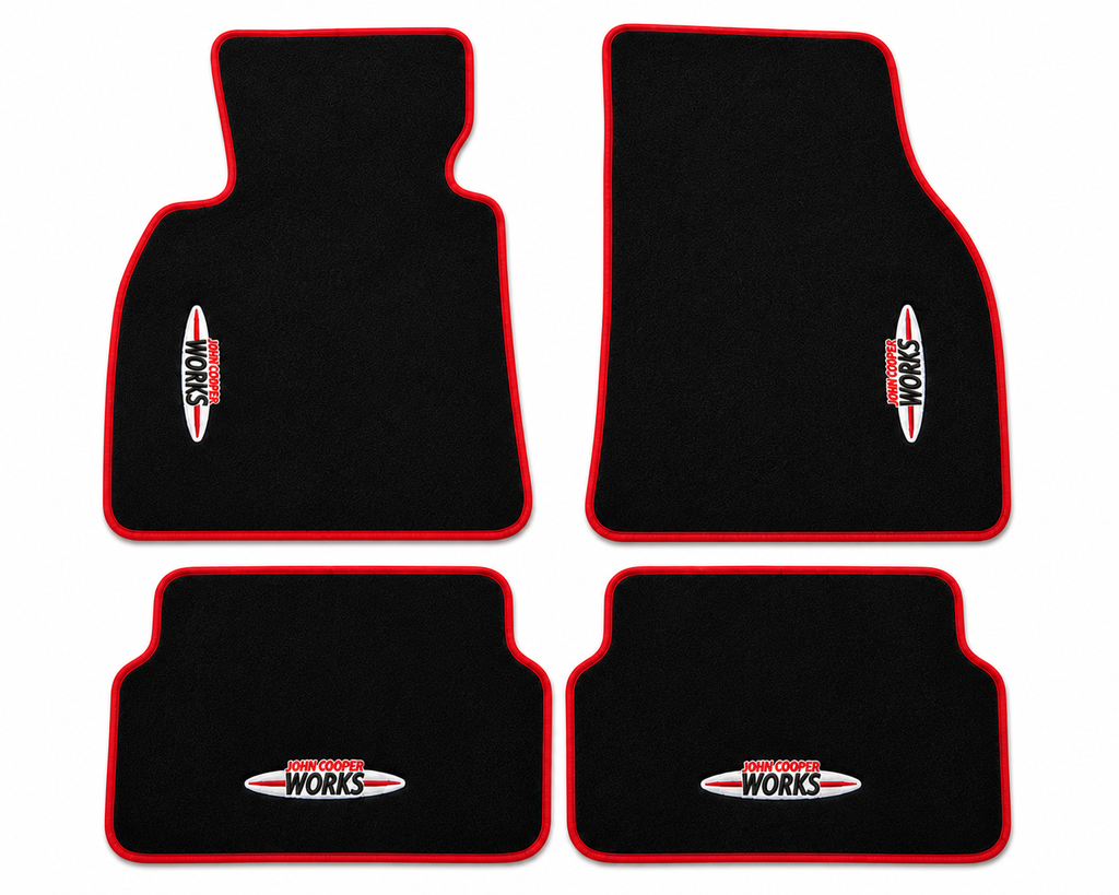 Mini John Cooper Works Car Floor Mat, Custom Carpet Floor Mat