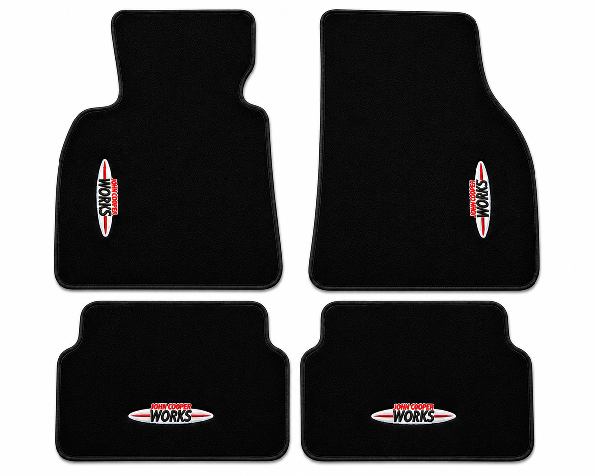 Mini John Cooper Works Car Floor Mat, Custom Carpet Floor Mat