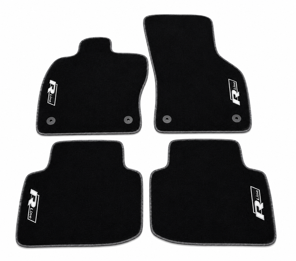 Volkswagen Golf R Line Car Floor Mat, Custom Carpet Floor Mat