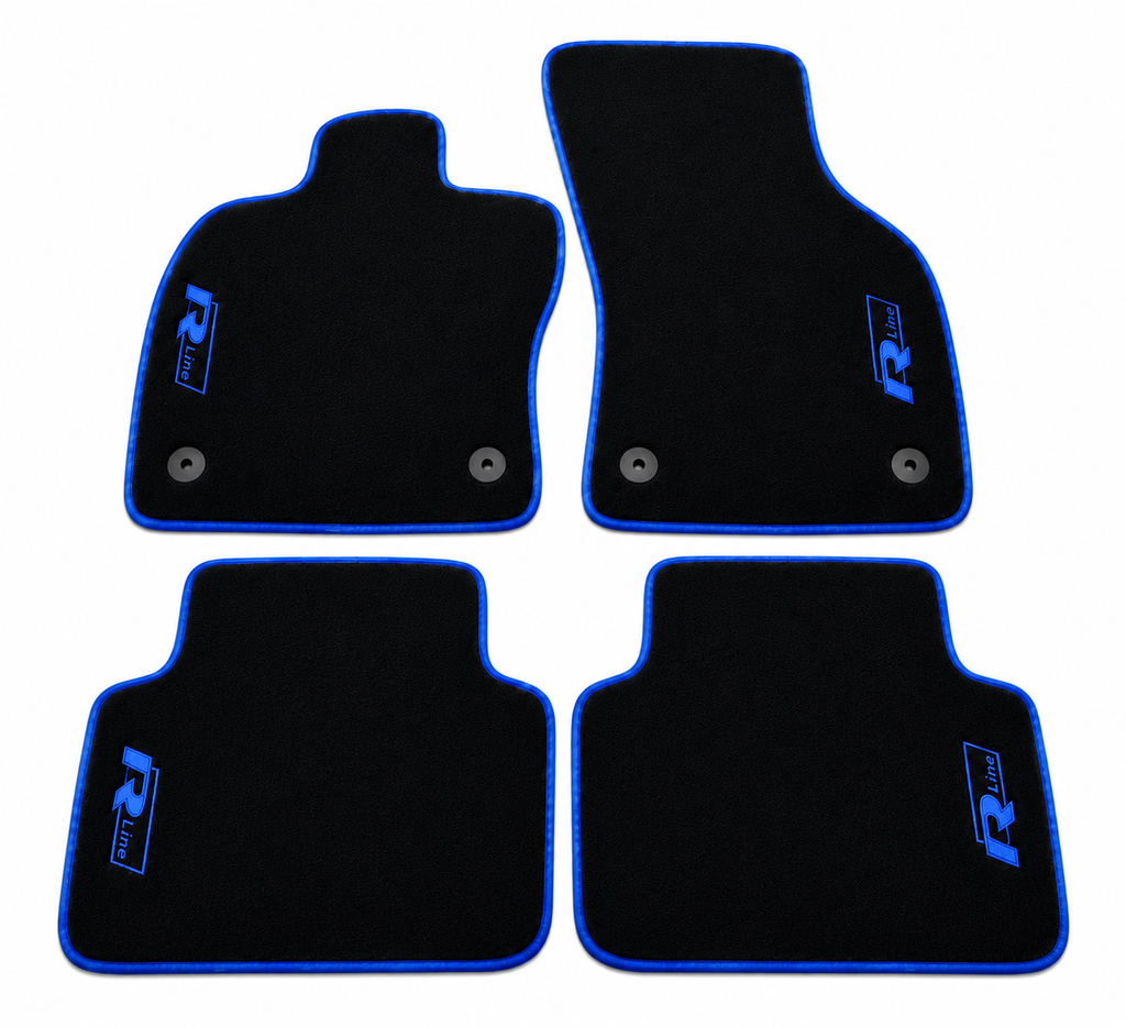 Volkswagen Golf R Line Car Floor Mat, Custom Carpet Floor Mat