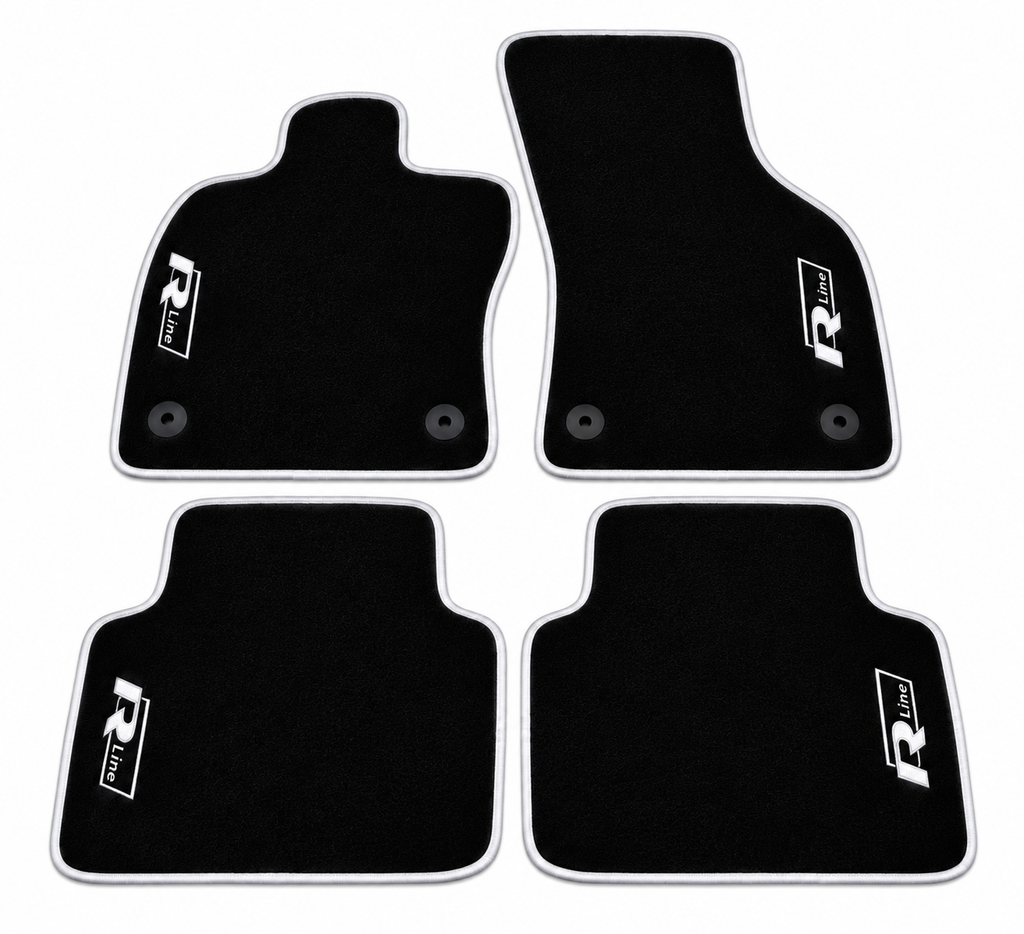 Volkswagen Golf R Line Car Floor Mat, Custom Carpet Floor Mat