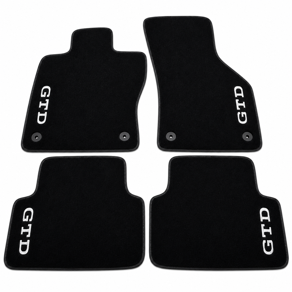 Volkswagen Golf GTD Car Floor Mat, Custom Carpet Floor Mat