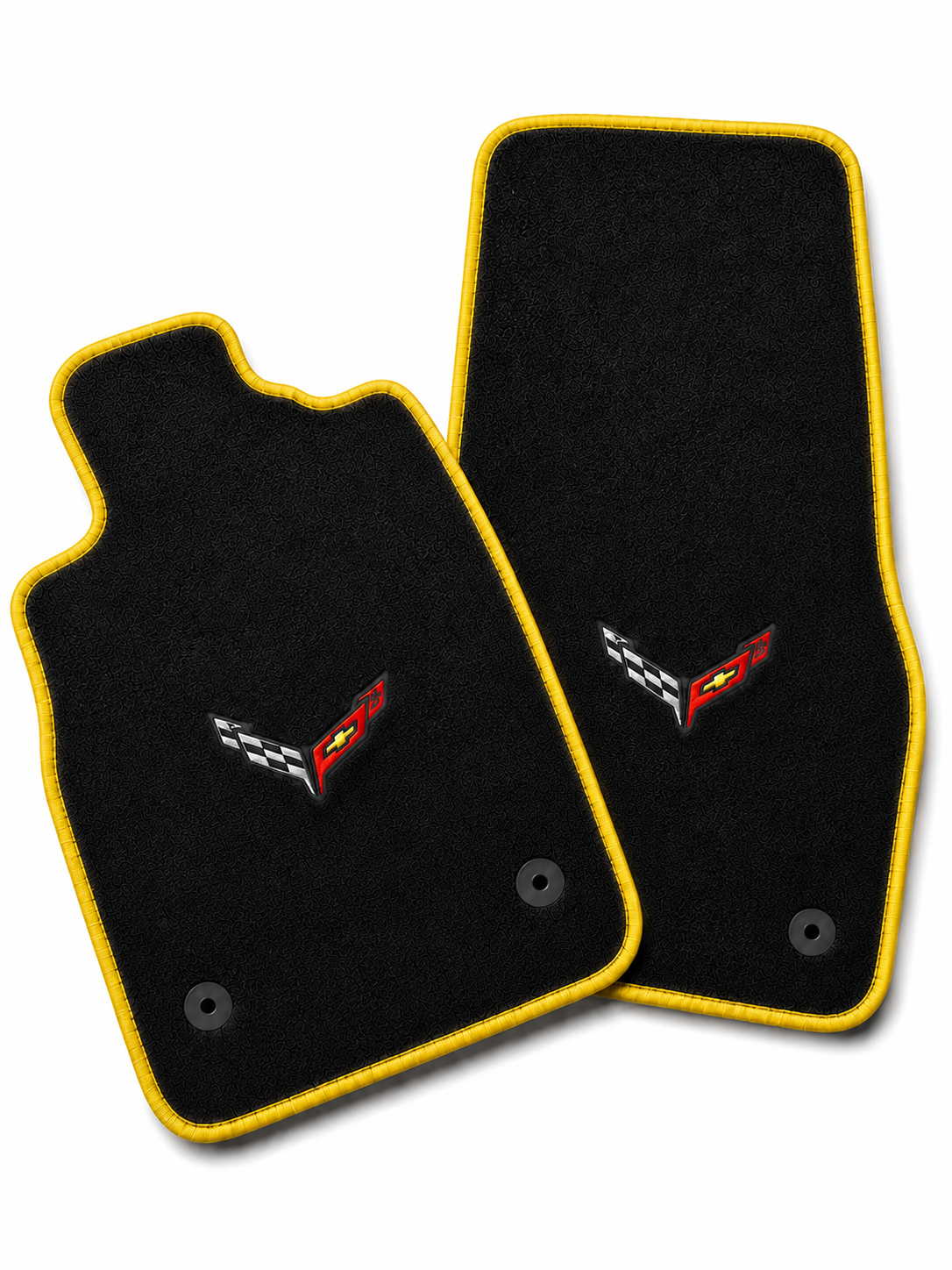 CORVETTE C8 Car Floor Mat, Custom Carpet Floor Mat