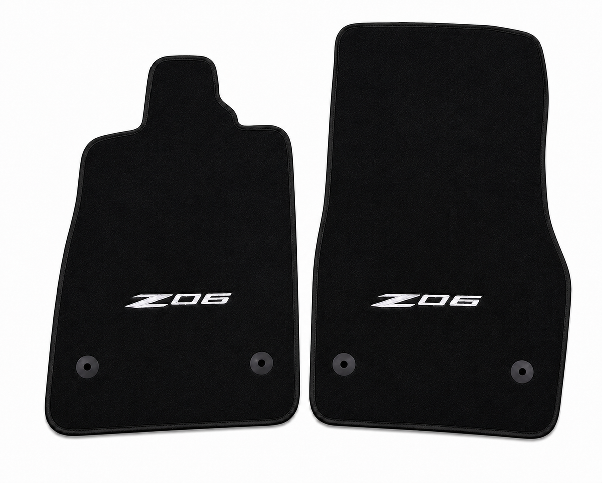 CORVETTE Z06 Car Floor Mat, Custom Carpet Floor Mat