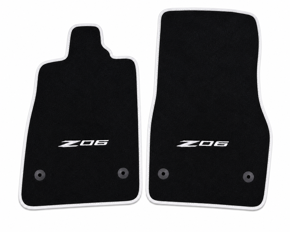 CORVETTE Z06 Car Floor Mat, Custom Carpet Floor Mat
