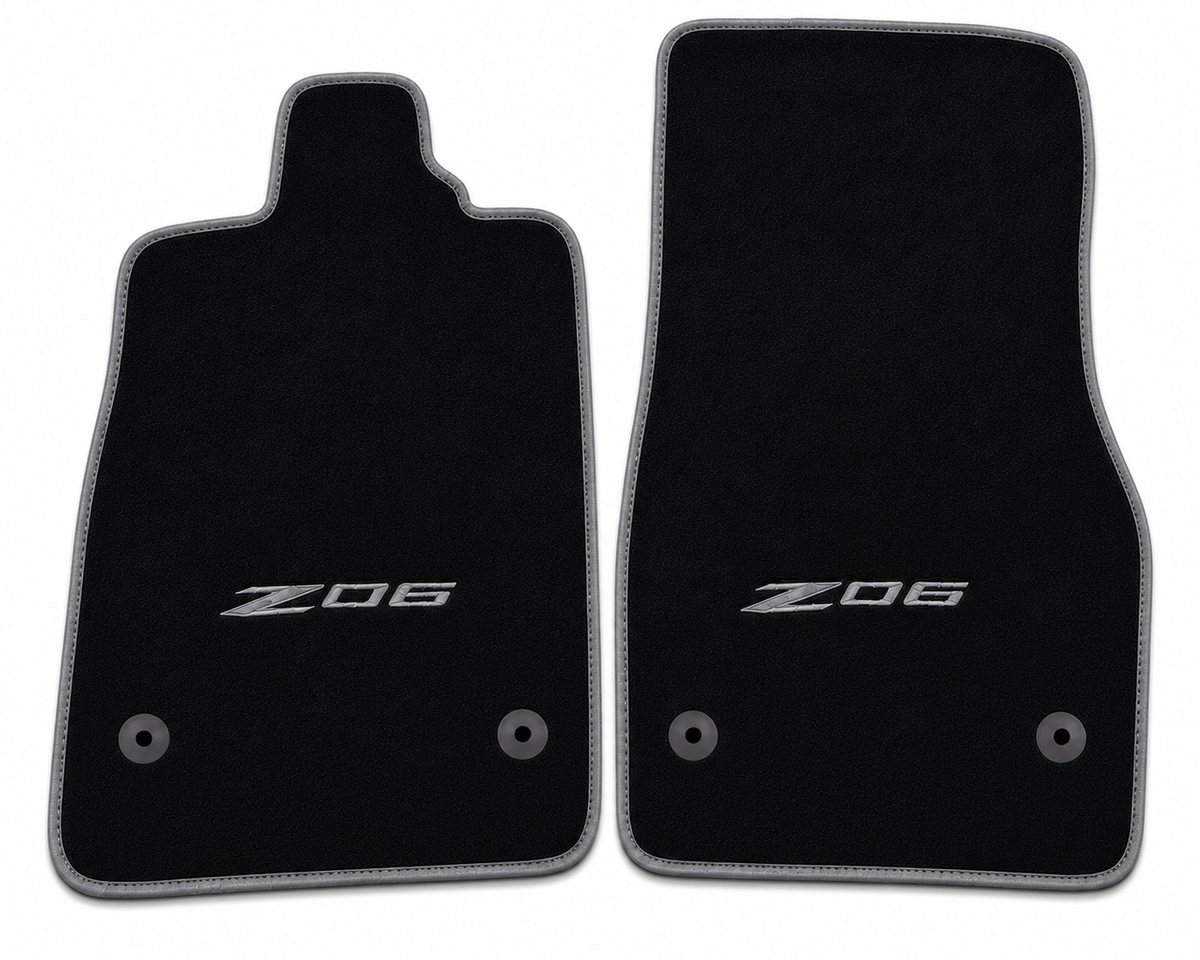 CORVETTE Z06 Car Floor Mat, Custom Carpet Floor Mat
