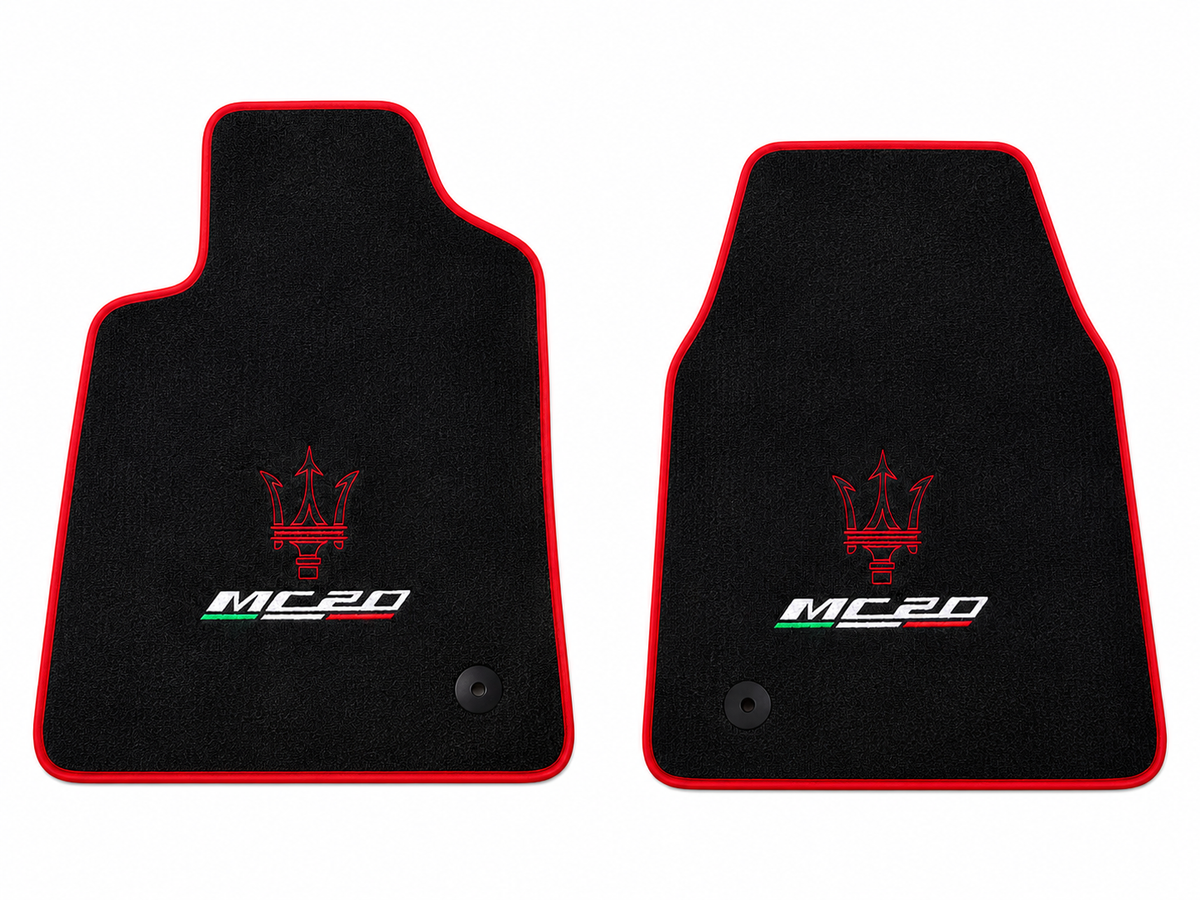 Maserati MC20 Car Floor Mat, Custom Carpet Floor Mat
