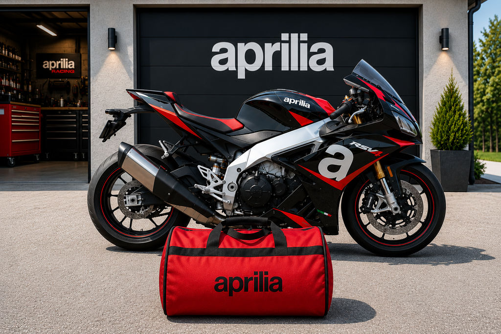 Aprilia Motorcycle Duffel Bag – Premium Travel & Gear Bag for Riders