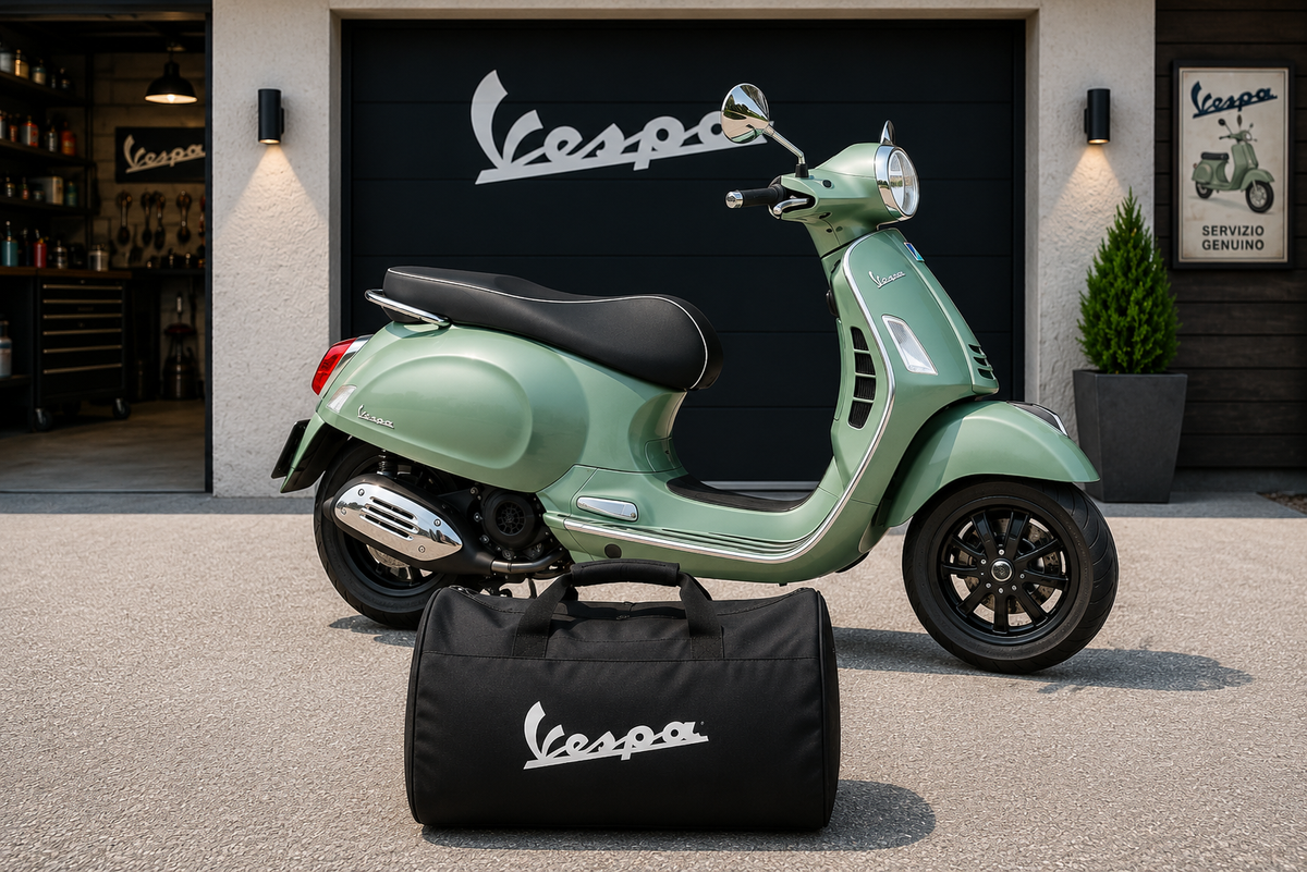 Vespa Motorcycle Duffel Bag – Premium Travel & Gear Bag for Riders