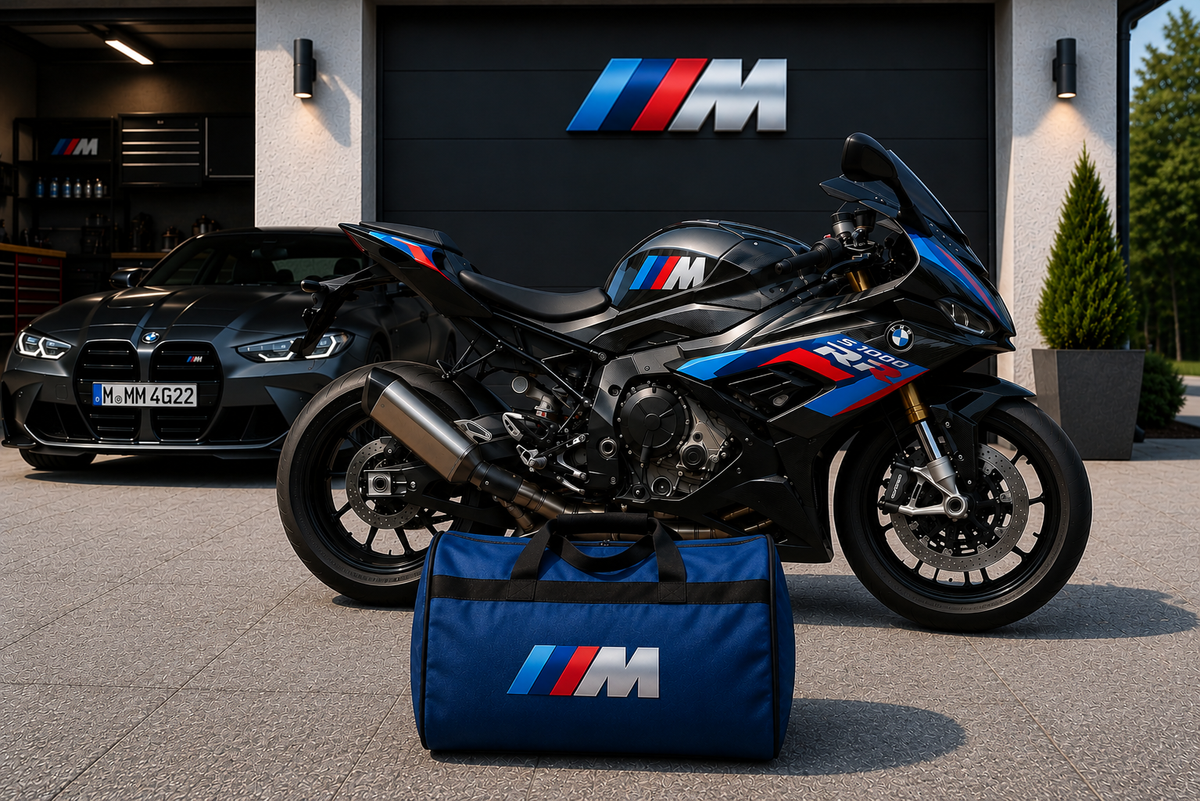 BMW M Motorcycle Duffel Bag – Premium Travel & Gear Bag for Riders