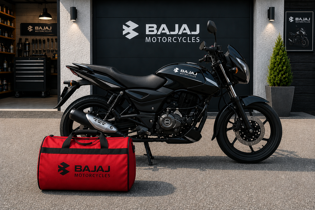 Bajaj Motorcycle Duffel Bag – Premium Travel & Gear Bag for Riders