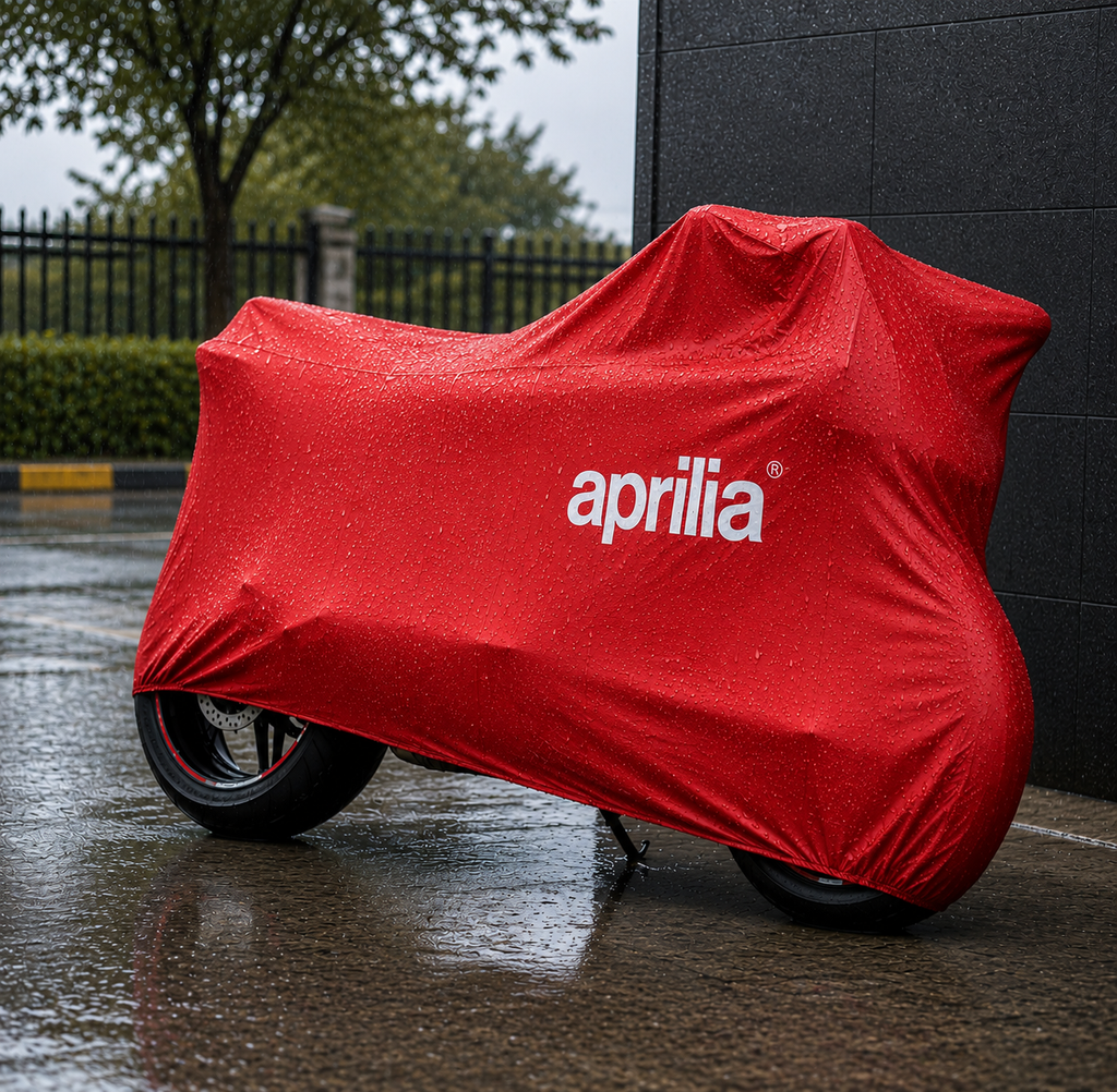 aprilia Custom-Fit Outdoor Motorcycle Cover – Waterproof All-Weather Protection
