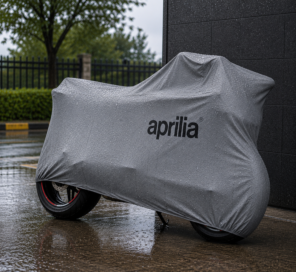 aprilia Custom-Fit Outdoor Motorcycle Cover – Waterproof All-Weather Protection