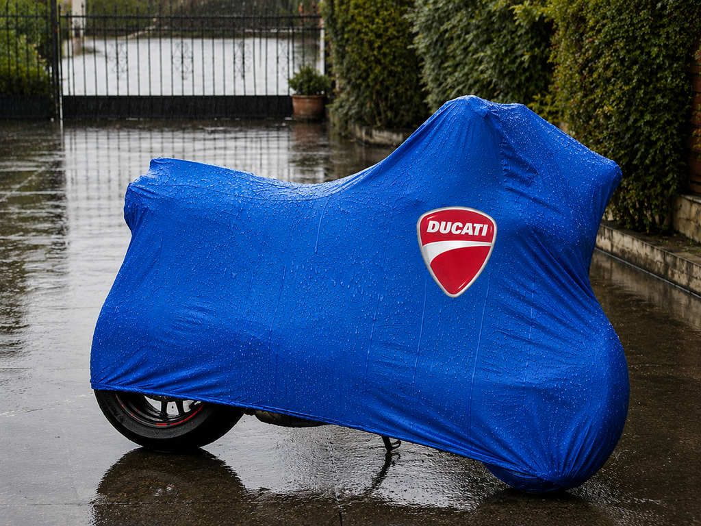 Ducati Custom-Fit Outdoor Motorcycle Cover – Waterproof All-Weather Protection
