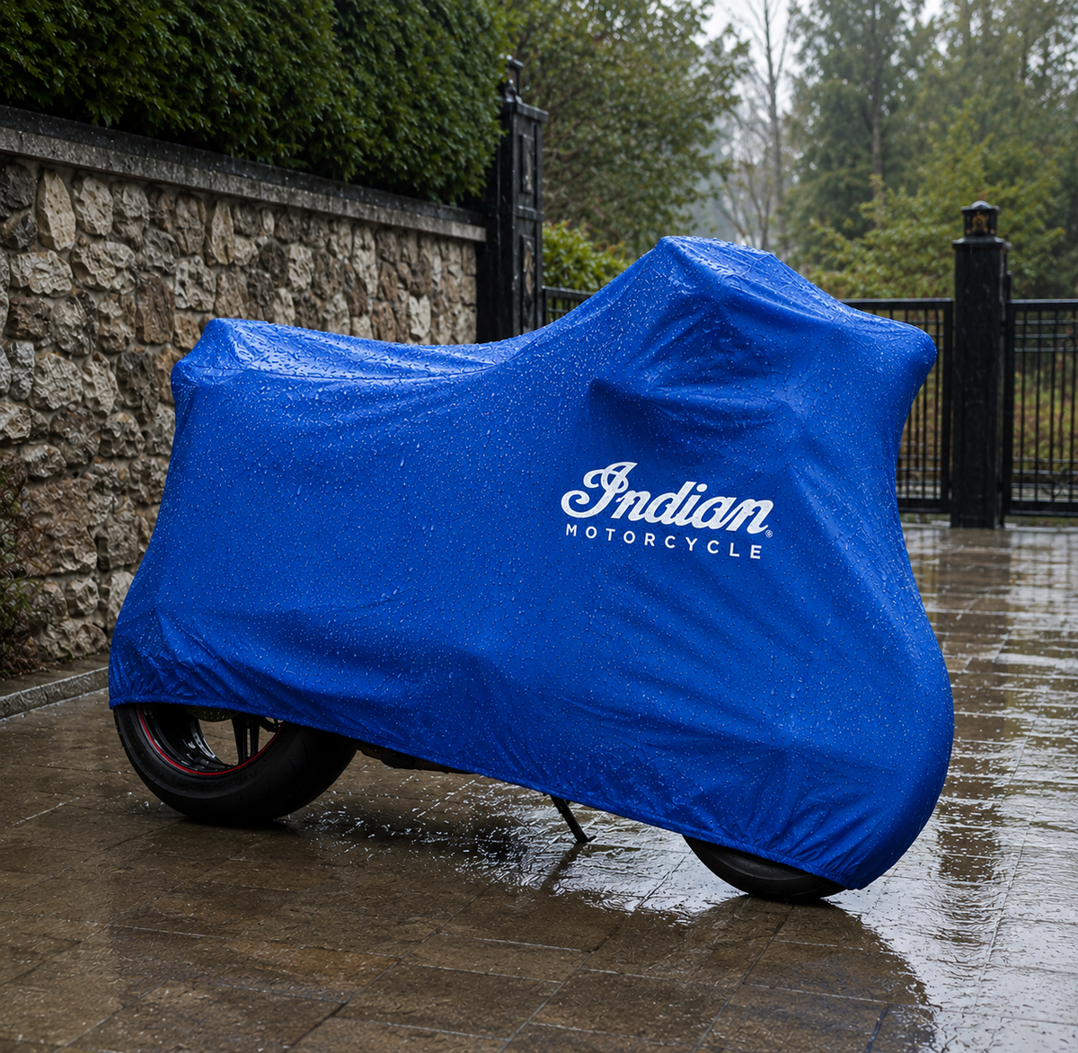Indian Custom-Fit Outdoor Motorcycle Cover – Waterproof All-Weather Protection