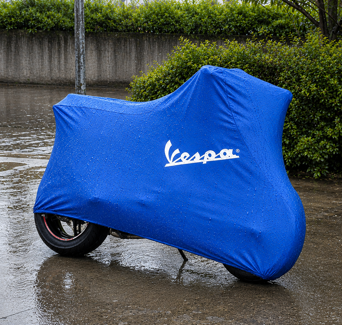 VESPA Custom-Fit Outdoor Motorcycle Cover – Waterproof All-Weather Protection