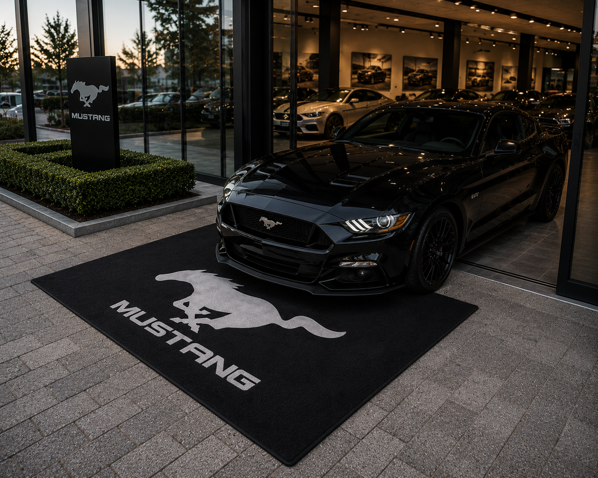 Mustang Garage Floor Mat 5x7 FT (60x87 Inches)