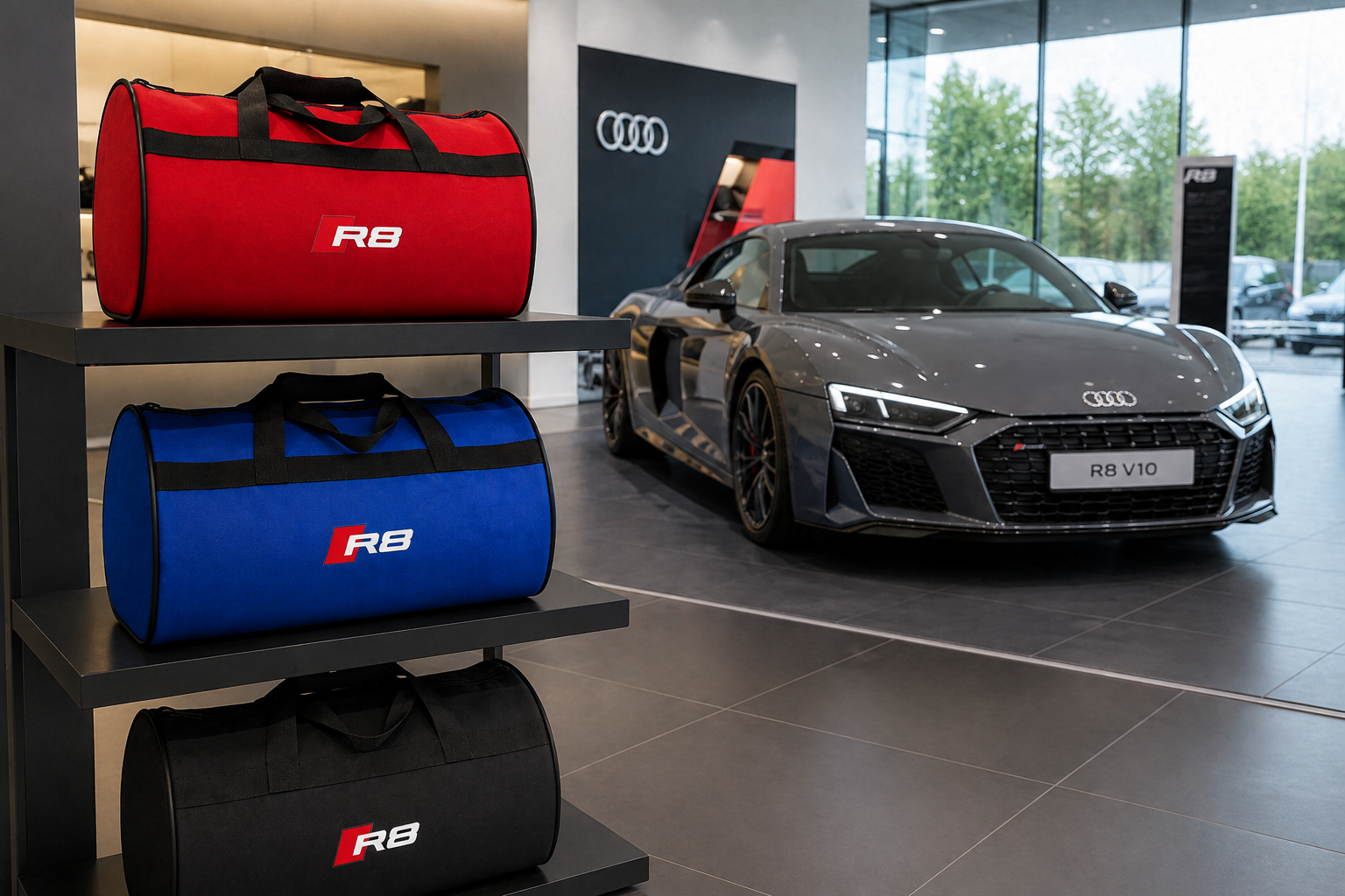 Audi Trunk bag, Audi Car Accessory ( R8 -RS Q3 - RS Q8 - TT )