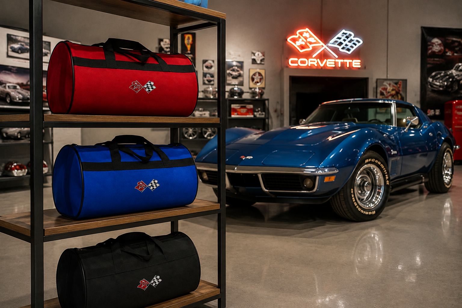 Corvette Trunk Bag, Corvette Car Accessory ( C1-C2-C3-C4-C5-C6-C7-C8 )