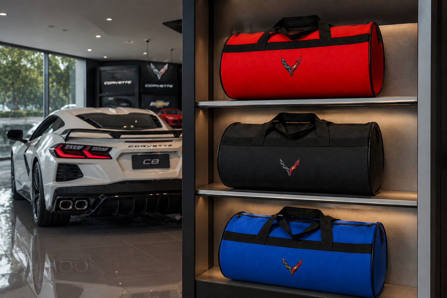 Corvette Trunk Bag, Corvette Car Accessory ( C1-C2-C3-C4-C5-C6-C7-C8 )